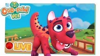  LIVE Odd-Paw Vet ‍️ 24/7 Animal Pet Doctor Cartoon for Kids @Odd-PawVetOfficial