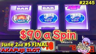 $90 a Spin - 10x Jackpot Wild Seas Slot Machine Jackpot ay Yaamava Casino