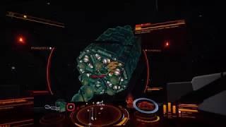 Elite Dangerous Турели на гигантском корабле