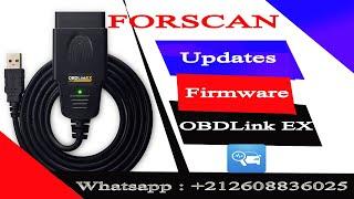 FORScan Firmware Update OBDLINK EX 2021