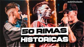 50 RIMAS que MARCARON la HISTORIA en batallas! | Subtitulado