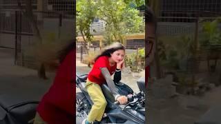 R15️GIRL BIKER️#bikergirl #r15v3#r15v4 #r15#shortsfeed #ytshorts #punjabisong#yamaha #motovlog