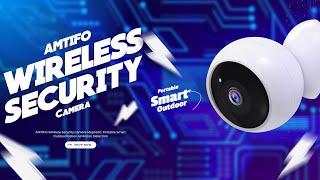 Introducing the MTIFO Wireless Security Camera: Portable Outdoor/Indoor AI Motion Detection Camera