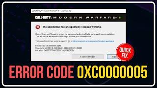 How to Fix Call of Duty Warzone Error Code 0xC0000005 ? [UPDATED]