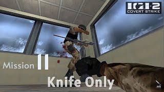 Using Knife Only, David Jones Rank || IGI 2 Mission 11 The Airfield