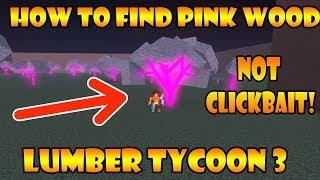 I Found PINK Wood!! [How To Find It!] Lumber Tycoon 3 ROBLOX