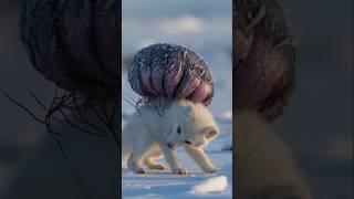 Paws of Hope: How a Hare’s Call Saved an Arctic Fox #animalrescue #polarrescue #arcticfox