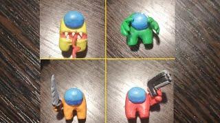 все виды предателей в Among us из пластилина| Мистер лепка