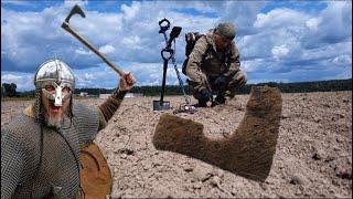 БОЕВОЙ ТОПОР СЛАВЯН 11-13 ВЕК! ОТ ЭТОЙ НАХОДКИ Я ОХРЕНЕЛ ЕЙ ПОЧТИ 1000 ЛЕТ!