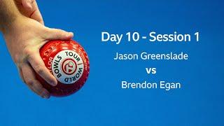 Just. 2020 World Indoor Bowls Championships: Day 10 Session 1 - Jason Greenslade vs Brendon Egan