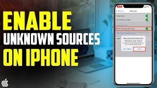 how to enable unknown sources on iPhone 2023 | F HOQUE |