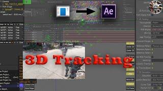 3Dequilizer to After Effect | track to place object