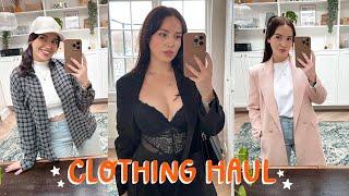 HUGE TRY ON HAUL  i spent way too much money on clothes!