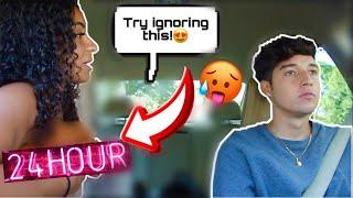 IGNORING MY GIRLFRIEND FOR 24 HOURS! *She Cried*