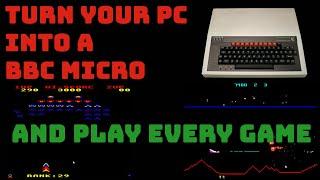 Turn your PC into a BBC Micro and play every game ever written for free