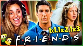 FRIENDS SEASON 1 Episodes 1,2 & 3 REACTION! | First Time Watch!