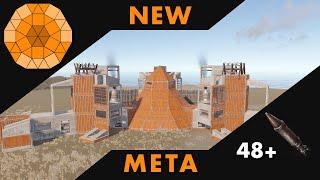 PYRAMID - Concept SOLO BUNKER Base for SOLO/DUO/TRIO - RUST 2024