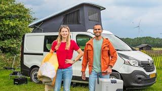 First Night Camping in Our Self Built Campervan!