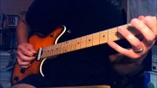 Deep Purple - Lazy - Guitar lesson Part 1 - Entire intro cover