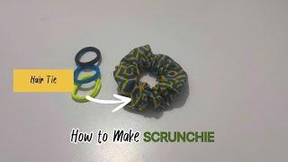 Fast and Simple Way to Make Scrunchies (The Burrito Method) With a Hair Ties