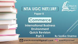 #HowtocrackUGCNETCommerce2021#Trunkeyproject#globalisation#InternationalBusinessEnvironment#Cracknet