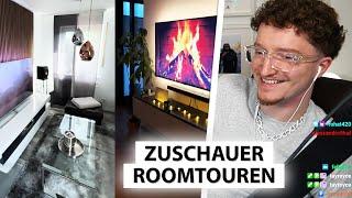 4x EXTREM STARKE Zuschauer ROOMTOUREN!  | LIVE or SKIP #8