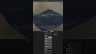 Realistic water in blender under 60 seconds #shorts #blender