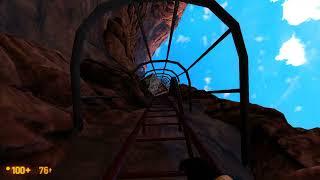 How to easily climb a ladder with object (for pizza/hat achievement) | Black Mesa