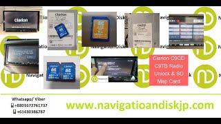 Clarion Radio Deck Navigation Unlock steps | How to Make Clarion CL CODE | Clarion Radio Code