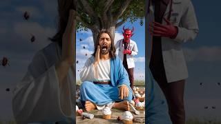 The fighting of jesus vs devil #jesus #jesuschrist #trendingshorts