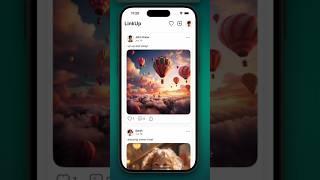 social media app in react native  #shorts #reactnative #reactjs #ui