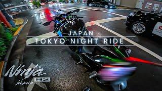 Tokyo Rain Night Ride by Ninja H2  Episode 80/東京/Japan/Kawasaki Ninja H2【4K】