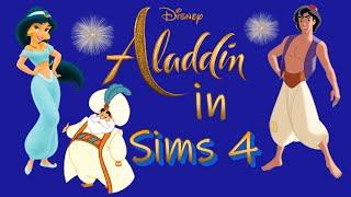 Aladdin  | Jasmine  | Sultan | Disney characters | Sims 4 | NO CC