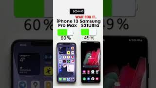 iPhone 13 Pro Max vs. Samsung Galaxy S21 Ultra Battery Test Follow for more 