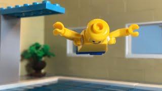 LEGO Man does a BellyFlop