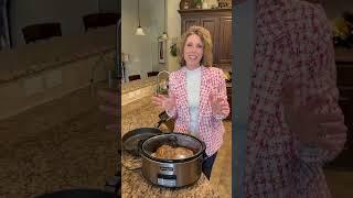 Crock Pot Pork Roast with Gravy RECIPE on dinnerin321.com #easyrecipe #recipe #cooking #dinner #yum