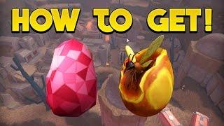 HOW TO GET THE RUBY EGG + THE AMBER EGG! - ROBLOX Egg Hunt 2017