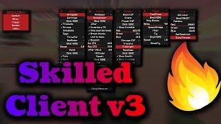 ️Skilled v3 - BEST, Free, Undetectable Ghost Client (+src)| Minemen/Hypixel Bypass [Forge 1.8.9]