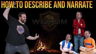 How to Describe and Narrate | D&D | TTRPG | Web DM