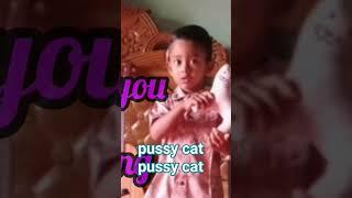 pussy cat pussy cat #baby #rhymesforkids #rhymes #reels #funny #viral #mouno #baby #rhymesenglish
