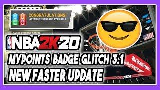 NBA 2K20 NEW FASTEST MAX BADGE + MYPOINTS GLITCH 3.1! FAST NEW UPDATE! DENSKI CERTIFIED!