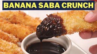 Crispy banana with Chocolate - Saba Recipe Idea