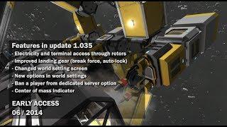 Space Engineers - Transmit electricity through rotors, new world settings