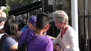 Rita Moreno greets fans outside the Industry Dance Awards and Cancer Benefit Show at Avalon Nightclu