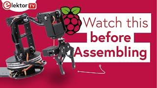 Assembling the Makerfabs 6-DOF Robot Arm With Raspberry Pi Pico