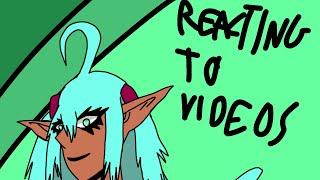 Video reacting to silly stuff