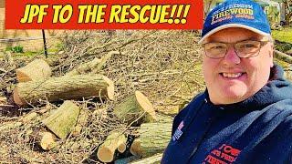 Rescuing honey locust FIREWOOD