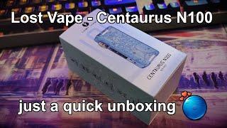 The Lost Vape Centaurus N100 - another basic but very good mod that can fit a 30mm without overhang