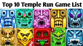 Top 10 Temple Run Game List | Game On Android |  Offline Game 2022