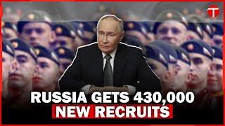 Putin Announces 430,000 New Recruits Enlisted in Russia's Military | The Express Tribune